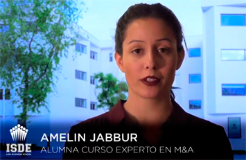 Testimonio de Amelin Jabbur sobre el Curso de Experto en M&A.