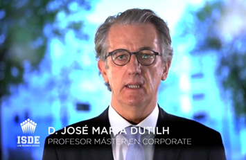 José María Dutilh, profesor del Master en Corporate y Dirección Financiera.