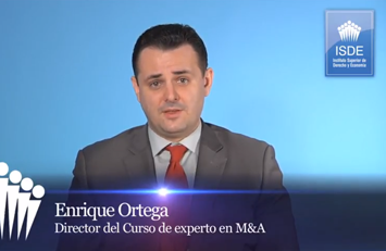 Enrique Ortega, Codirector del Curso de Experto en M&A.