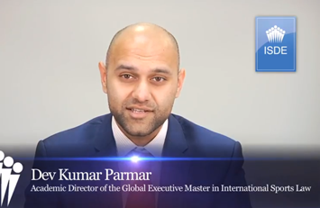 Dev Kumar Parmar, Director Académico del Global Executive Master in International Sport Law.